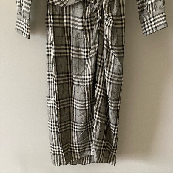 Rag‎ & Bone Amber Plaid Front Twist Dress Size 00 - Picture 7 of 12
